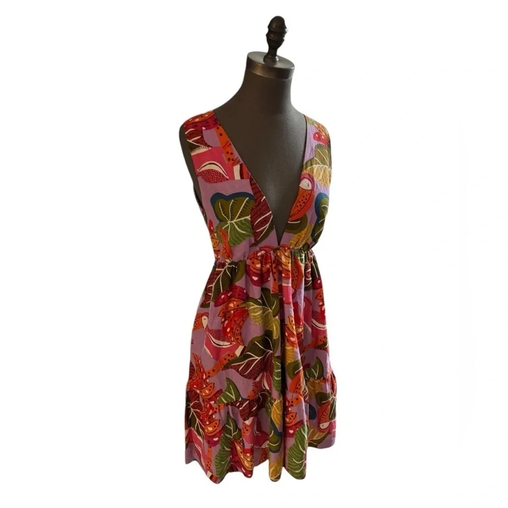 House Of Harlow Tropical Halter Dress XS - Picture 2 of 12